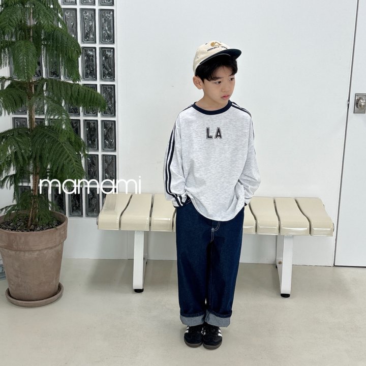Mamami - Korean Children Fashion - #kidsstore - Pintuck Raw Denim Pants - 7