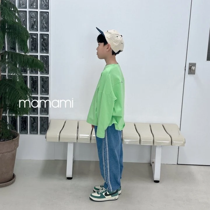 Mamami - Korean Children Fashion - #kidsstore - Denim Jogger Pants - 6