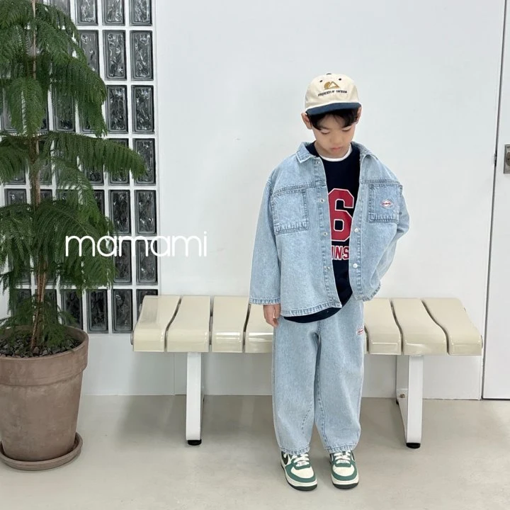 Mamami - Korean Children Fashion - #kidsstore - Snow Denim Jacket - 5
