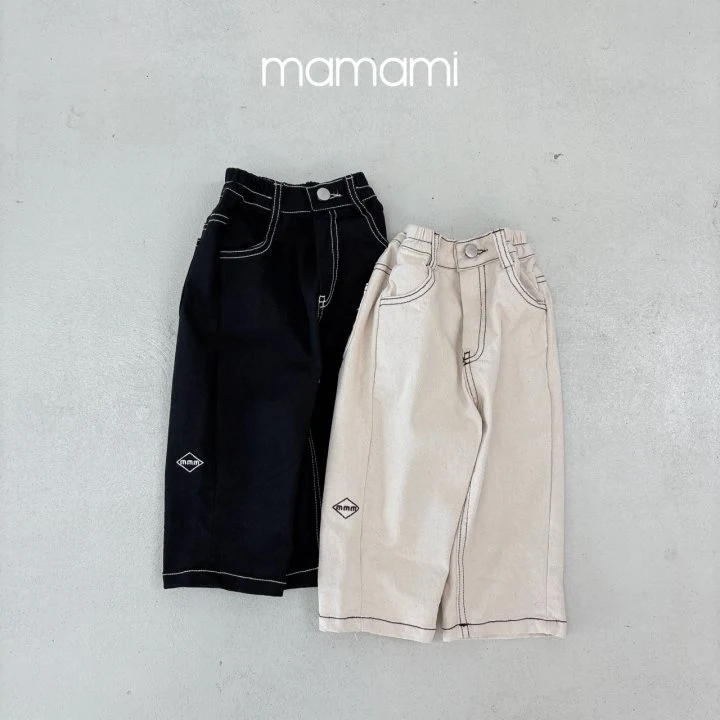 Mamami - Korean Children Fashion - #kidzfashiontrend - Stitch Wide Pants