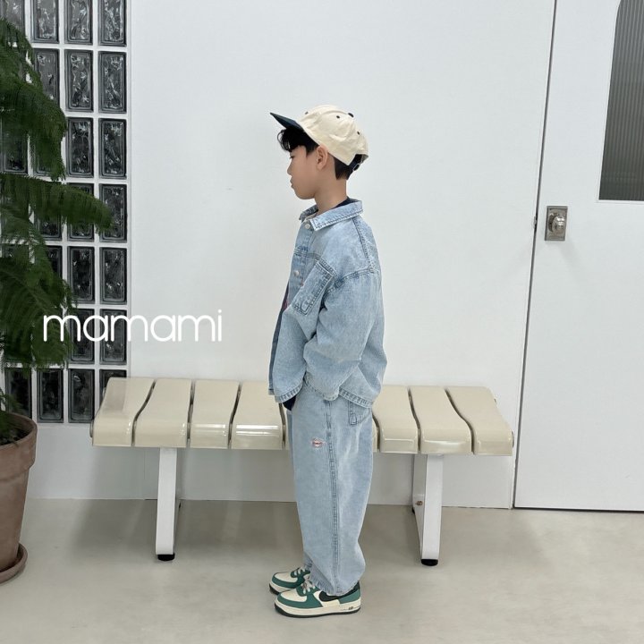 Mamami - Korean Children Fashion - #kidzfashiontrend - Snow Denim Jacket - 6