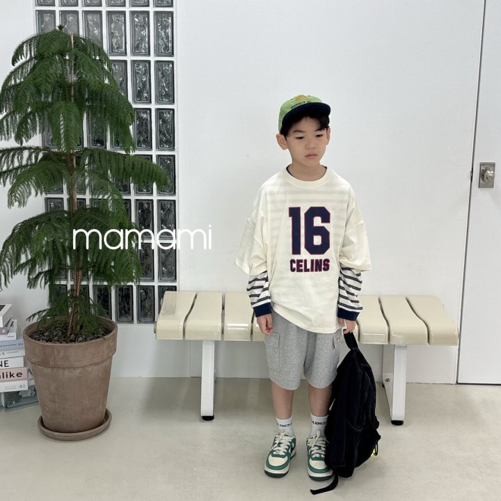 Mamami - Korean Children Fashion - #littlefashionista - Numbering Layered Tee - 11