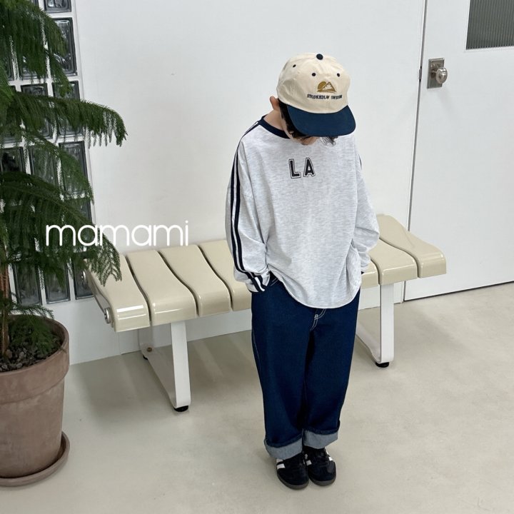 Mamami - Korean Children Fashion - #littlefashionista - Pintuck Raw Denim Pants - 10