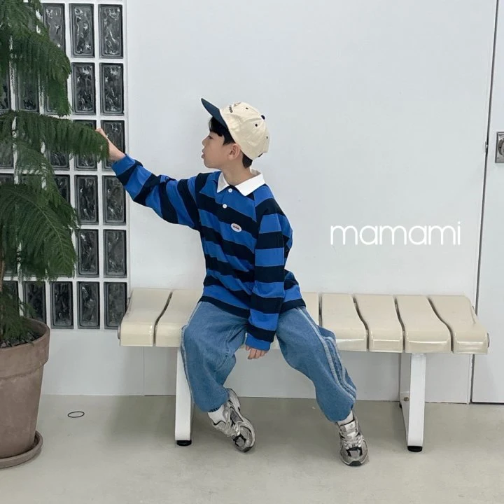 Mamami - Korean Children Fashion - #magicofchildhood - Denim Jogger Pants - 10