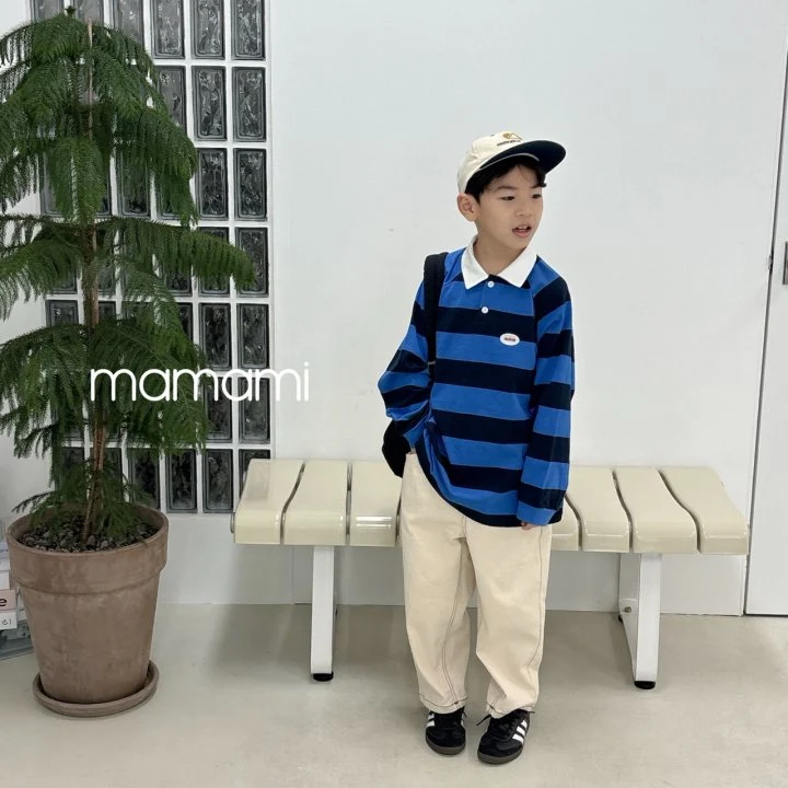 Mamami - Korean Children Fashion - #magicofchildhood - Fans Rugby Collar Tee - 3