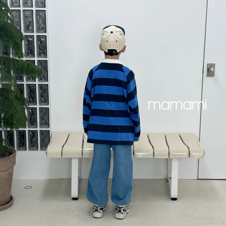 Mamami - Korean Children Fashion - #minifashionista - Denim Jogger Pants - 11