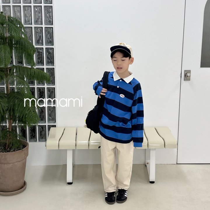 Mamami - Korean Children Fashion - #magicofchildhood - Fans Rugby Collar Tee - 4