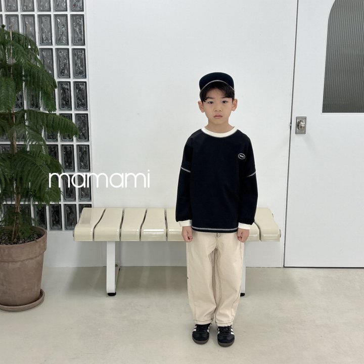 Mamami - Korean Children Fashion - #prettylittlegirls - Signature Stitch Tee - 10