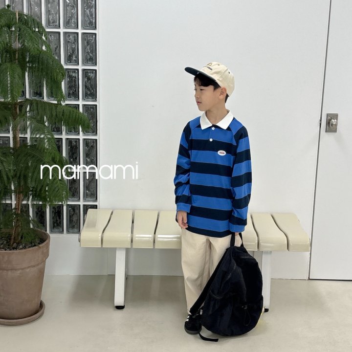 Mamami - Korean Children Fashion - #prettylittlegirls - Fans Rugby Collar Tee - 5