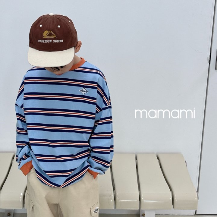 Mamami - Korean Children Fashion - #toddlerclothing - Jelly Stripe Tee - 6