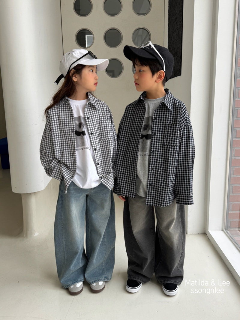 Matilda & Lee - Korean Children Fashion - #Kfashion4kids - Check Shirts - 5