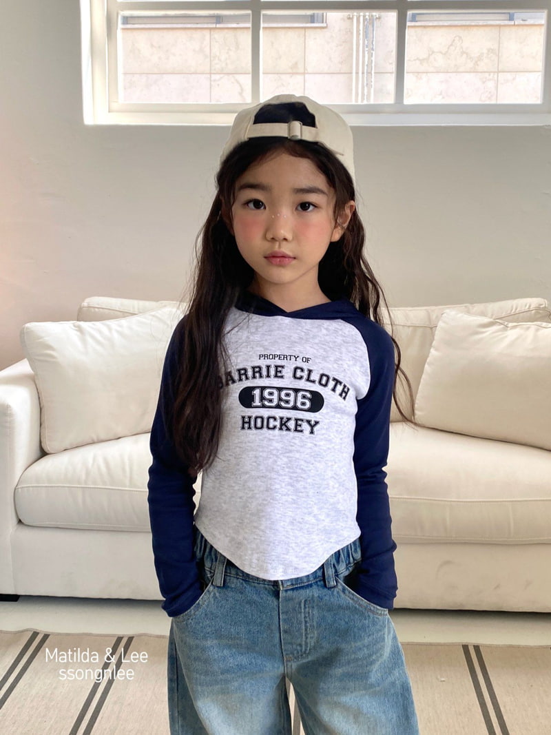 Matilda & Lee - Korean Children Fashion - #Kfashion4kids - 1996 Hooded Raglan Tee - 12