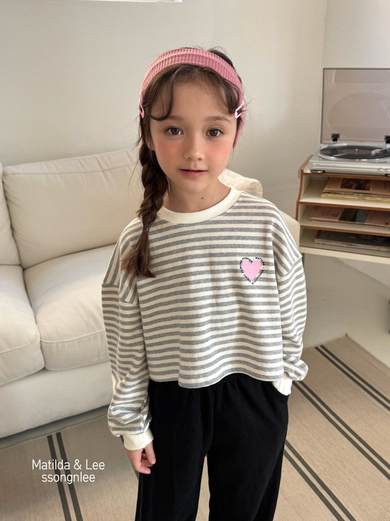 Matilda & Lee - Korean Children Fashion - #Kfashion4kids - ST Heart Crop Tee - 10