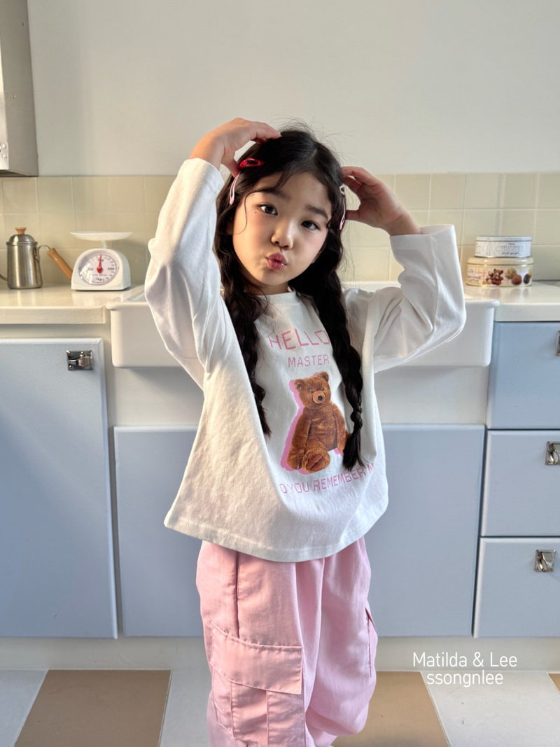 Matilda & Lee - Korean Children Fashion - #kidzfashiontrend - Hello Bear Tee - 4