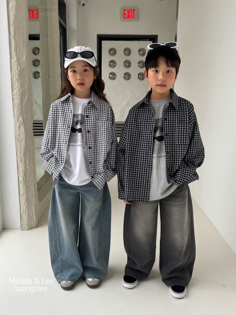 Matilda & Lee - Korean Children Fashion - #Kfashion4kids - Maxi Wide Denim Pants 2 - 9