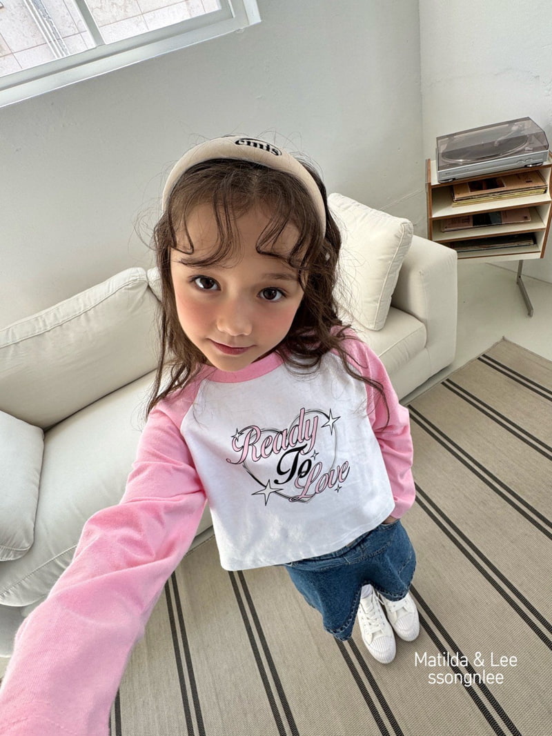 Matilda & Lee - Korean Children Fashion - #childofig - Love Heart Raglan Tee - 8