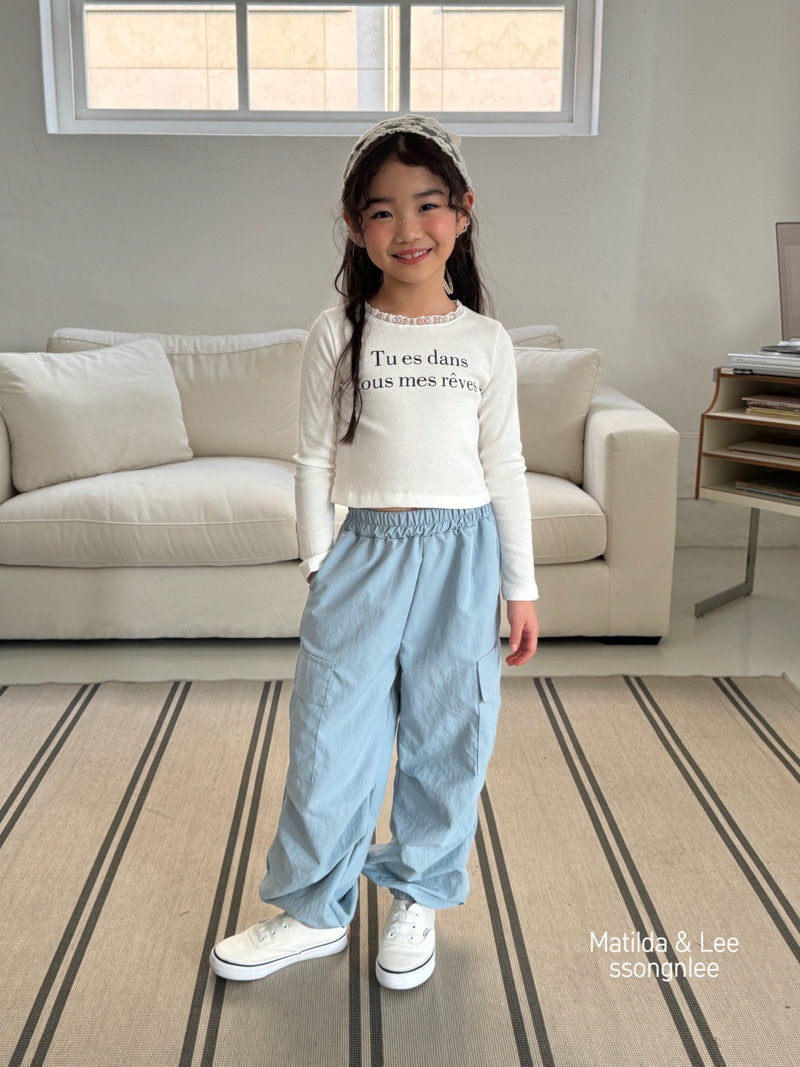Matilda & Lee - Korean Children Fashion - #childofig - Ribbed Lace Tee - 5