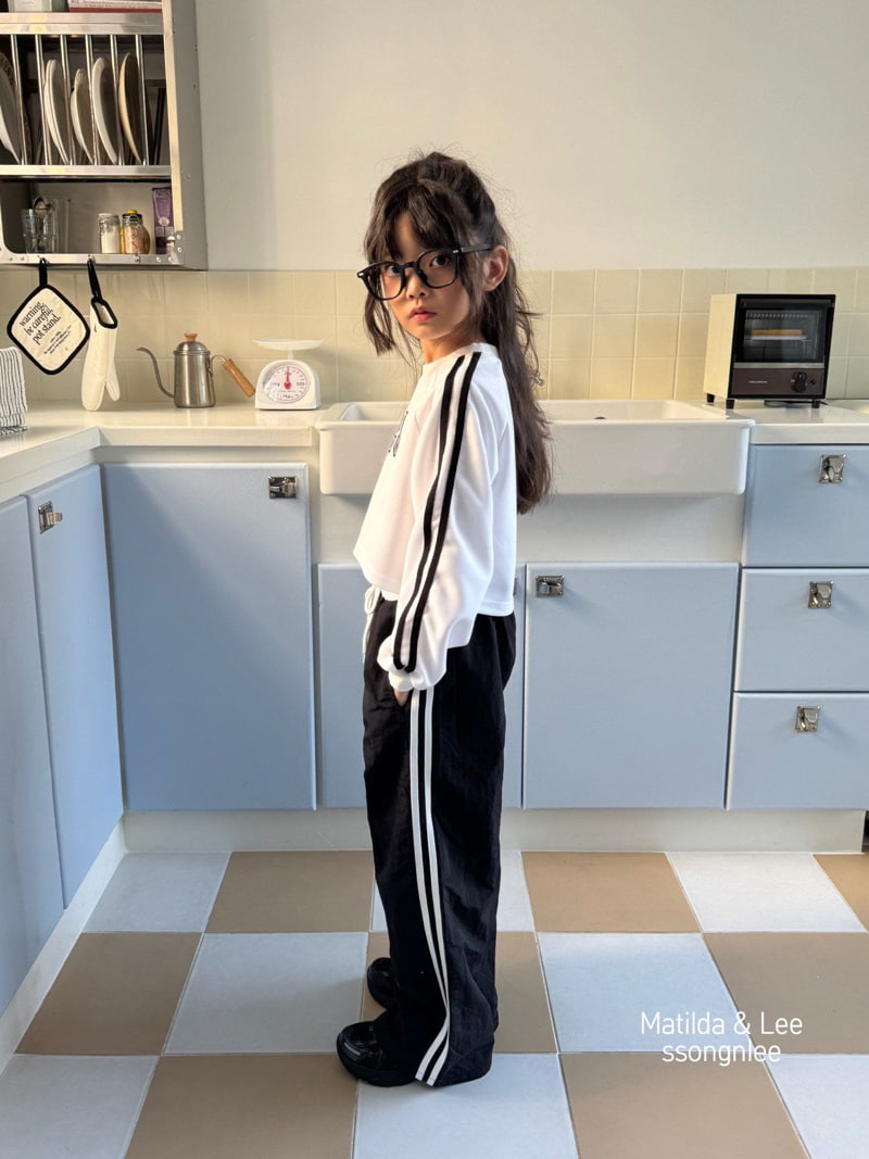 Matilda & Lee - Korean Children Fashion - #stylishchildhood - Two-line Tape Pants - 4