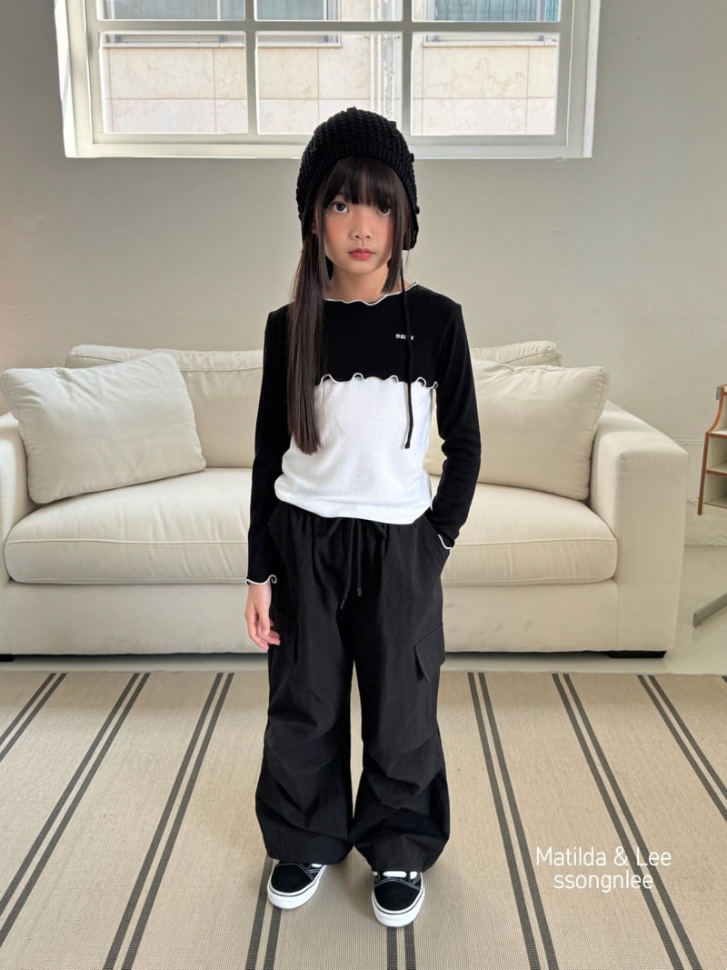Matilda & Lee - Korean Children Fashion - #childofig - Raglan Cropped Tee - 3