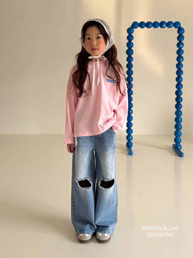 Matilda & Lee - Korean Children Fashion - #childofig - Vintage Denim Pants - 7