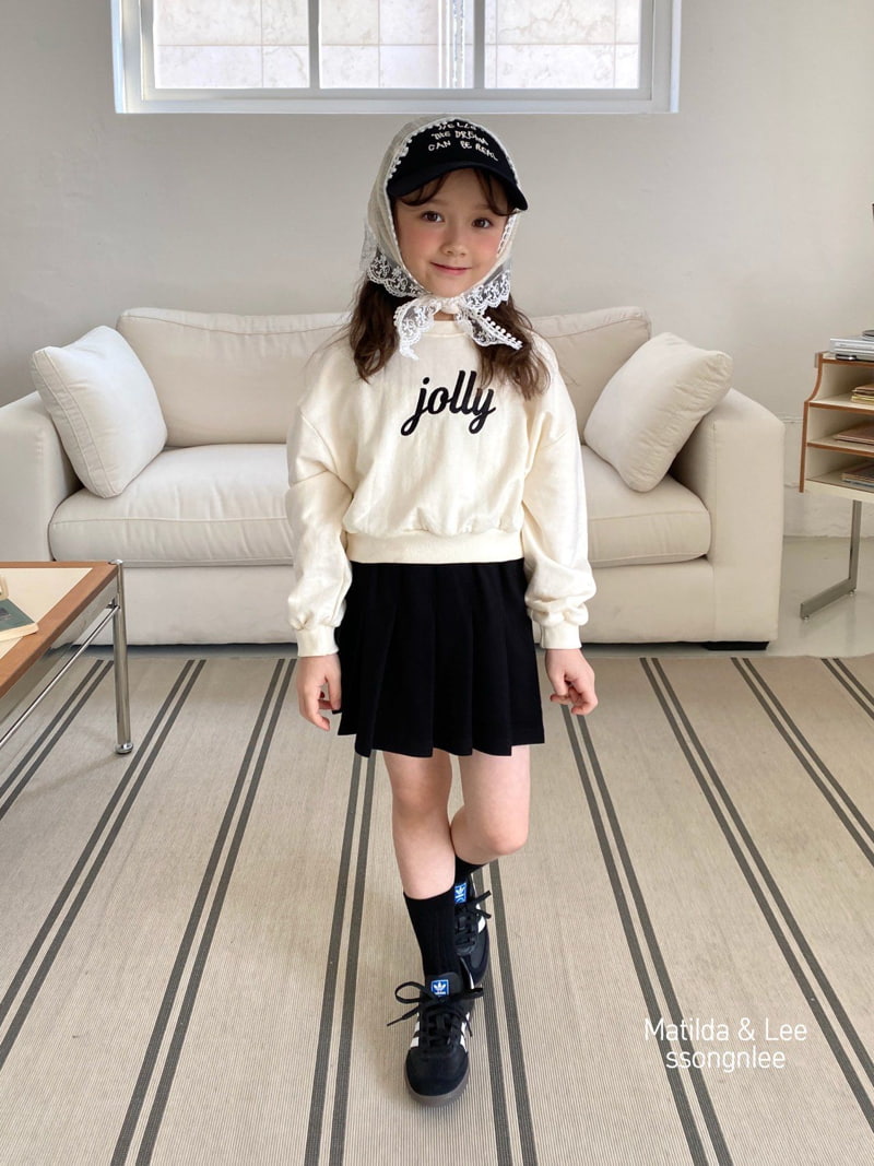 Matilda & Lee - Korean Children Fashion - #childofig - Jolly Crop Sweatshirts - 5