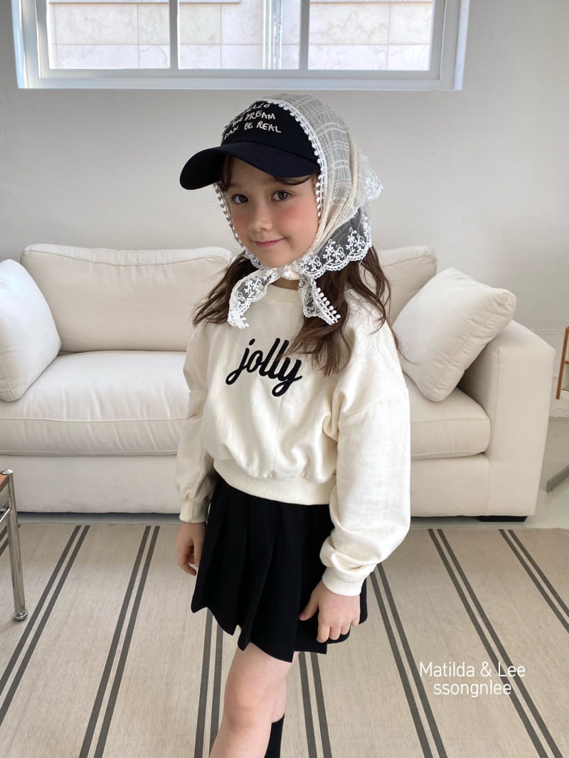 Matilda & Lee - Korean Children Fashion - #childofig - Jolly Crop Sweatshirts - 6
