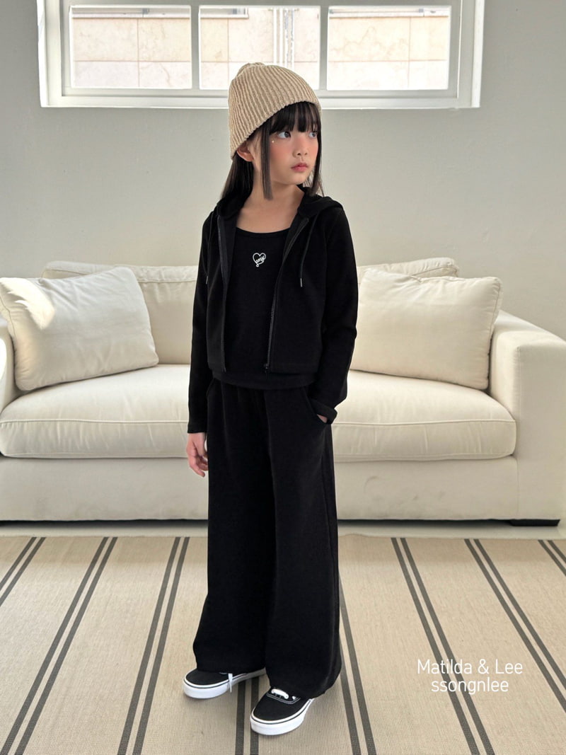 Matilda & Lee - Korean Children Fashion - #childofig - Knit Wide Pants - 6