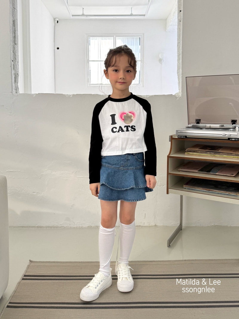 Matilda & Lee - Korean Children Fashion - #childofig - Cats Raglan Tee - 11