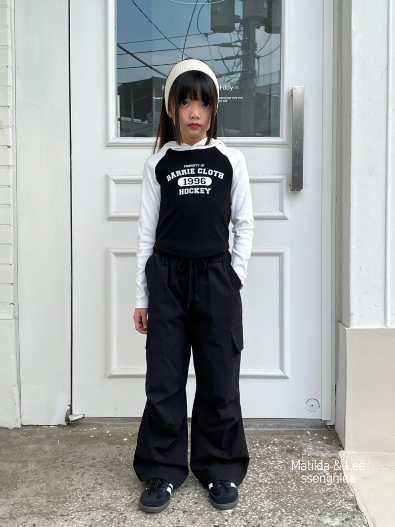 Matilda & Lee - Korean Children Fashion - #childofig - 1996 Hooded Raglan Tee - 3