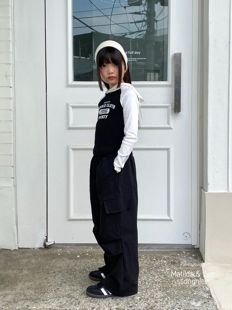 Matilda & Lee - Korean Children Fashion - #childofig - 1996 Hooded Raglan Tee - 4
