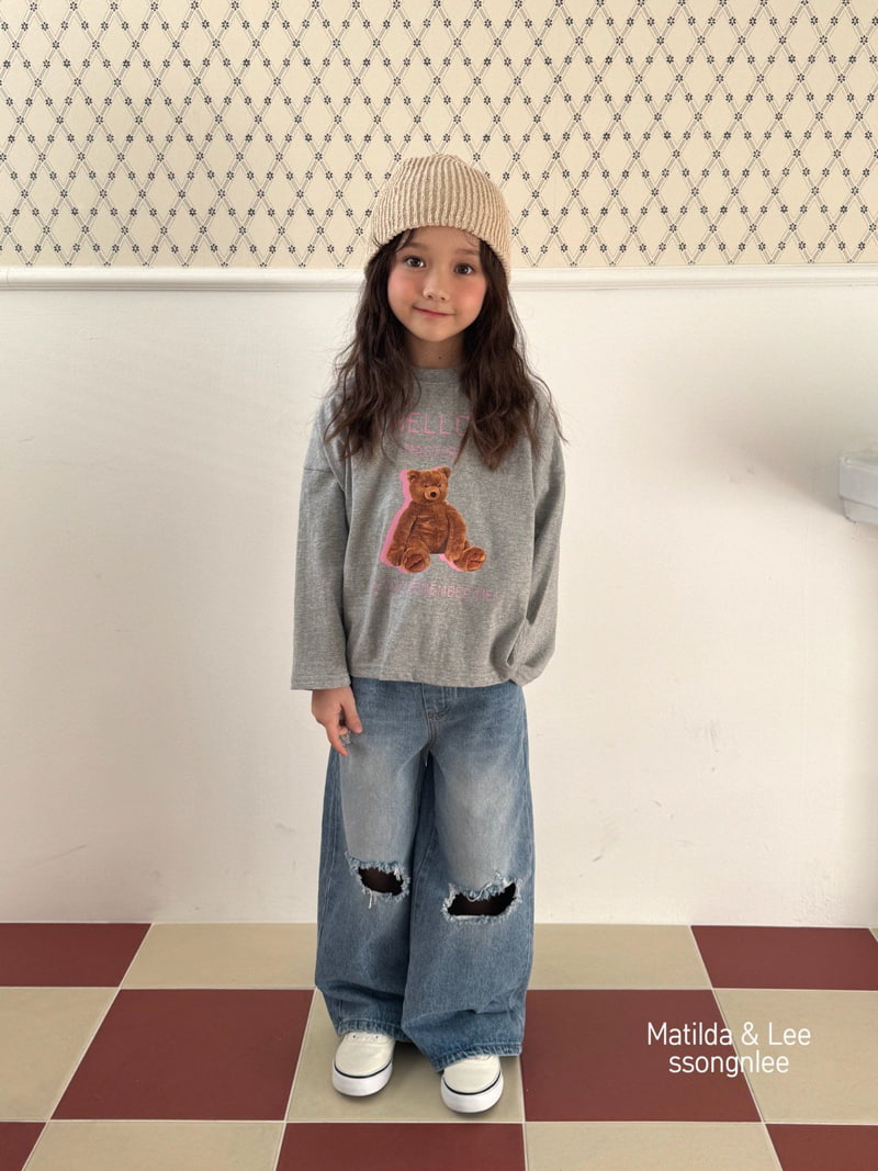 Matilda & Lee - Korean Children Fashion - #childofig - Hello Bear Tee - 12