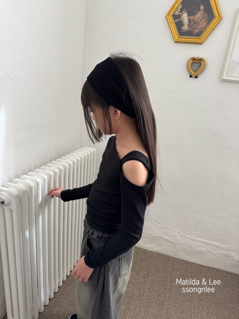 Matilda & Lee - Korean Children Fashion - #childofig - Shoulder Strap Shirring Tee - 9