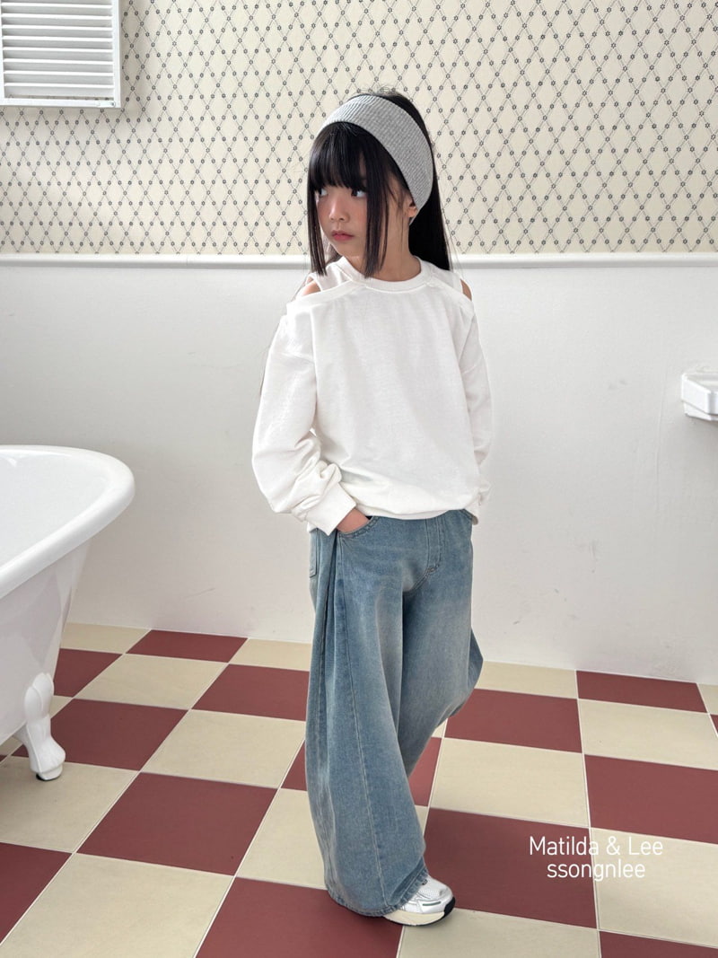 Matilda & Lee - Korean Children Fashion - #childofig - Shoulder Slit Sweatshirts - 8