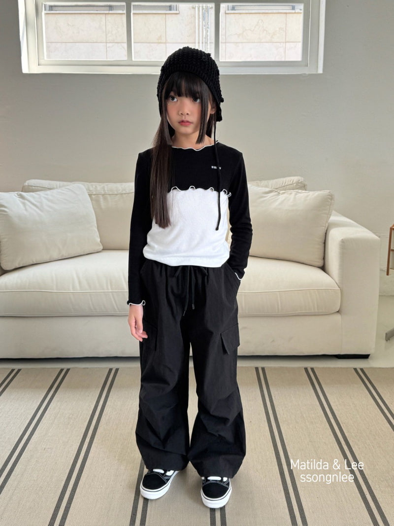 Matilda & Lee - Korean Children Fashion - #childofig - Raglan Cropped Tee - 4