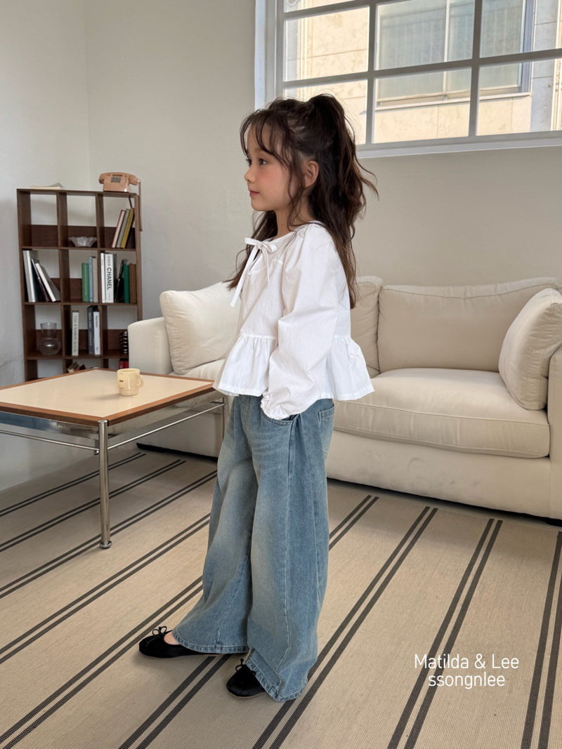 Matilda & Lee - Korean Children Fashion - #childrensboutique - Front Slit Blouse - 9