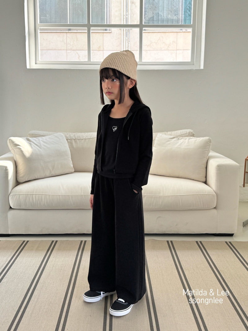 Matilda & Lee - Korean Children Fashion - #childrensboutique - Knit Wide Pants - 7