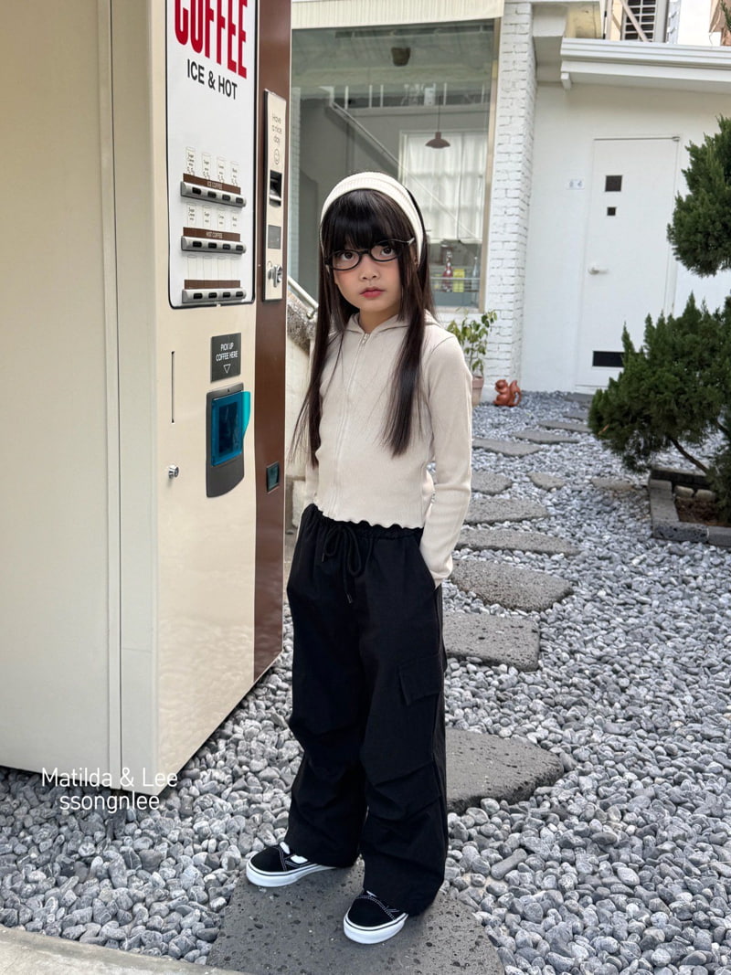 Matilda & Lee - Korean Children Fashion - #childrensboutique - Wave Hooded Zip-up Jacket - 12