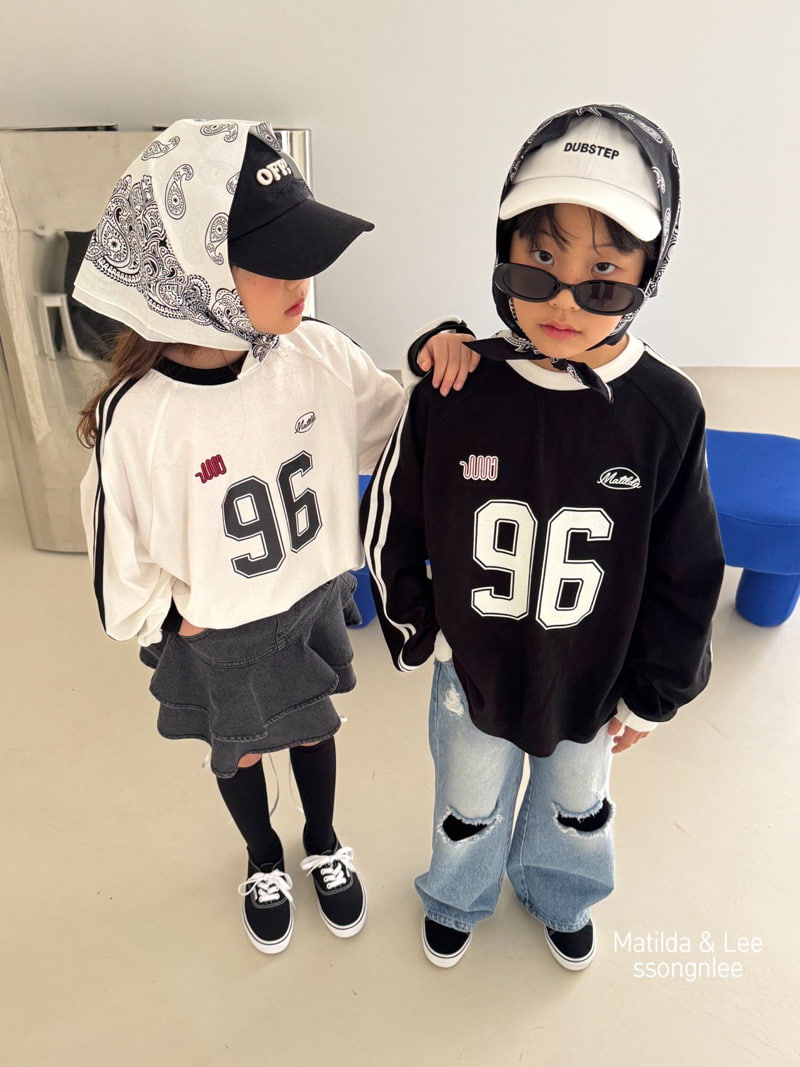 Matilda & Lee - Korean Children Fashion - #childofig - 96 Two Line Tee - 4