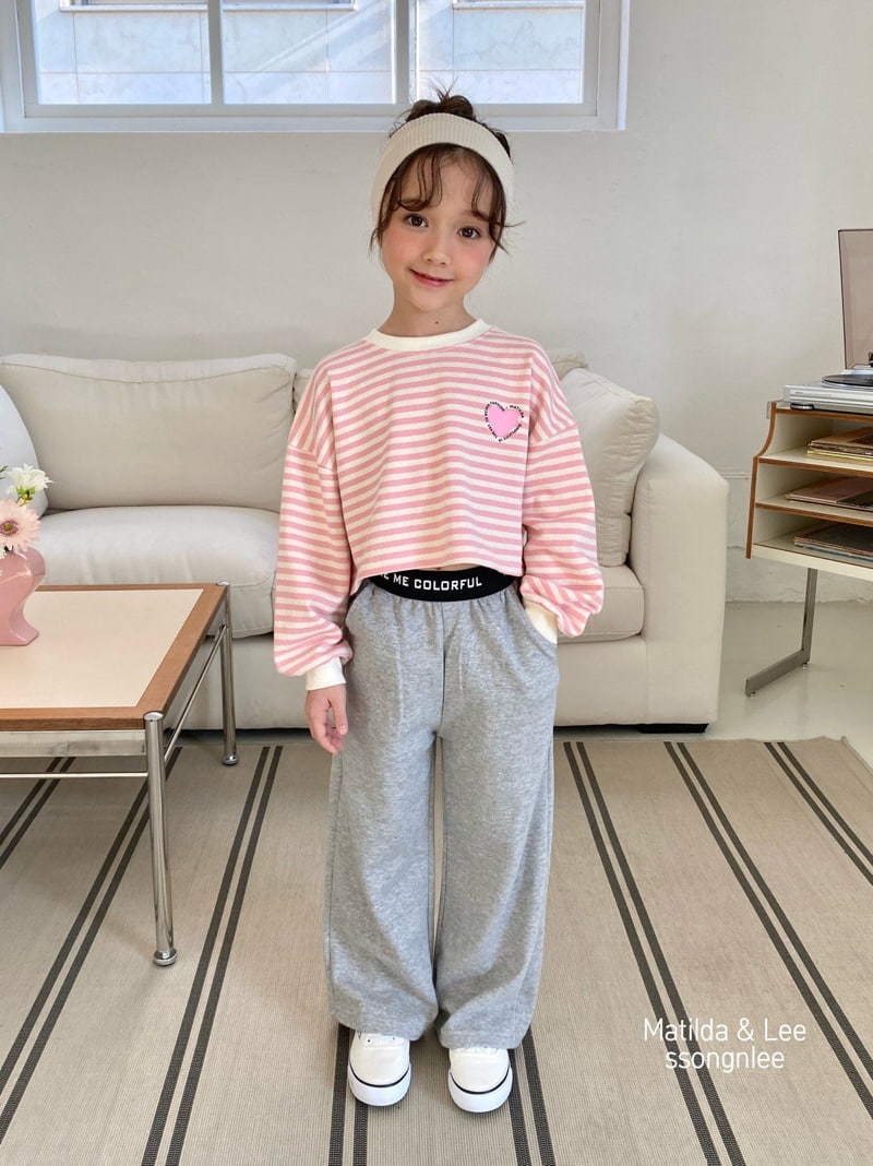 Matilda & Lee - Korean Children Fashion - #childrensboutique - ST Heart Crop Tee - 3