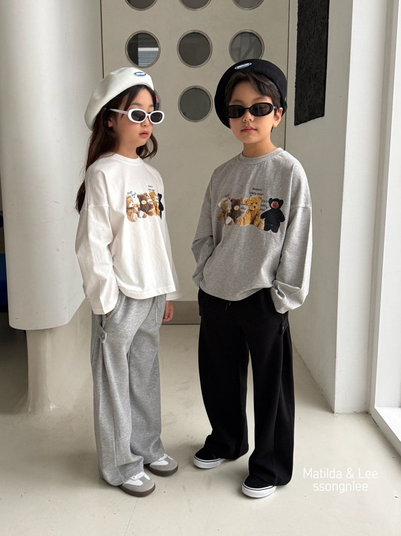 Matilda & Lee - Korean Children Fashion - #childrensboutique - Snap Wide Pants - 12