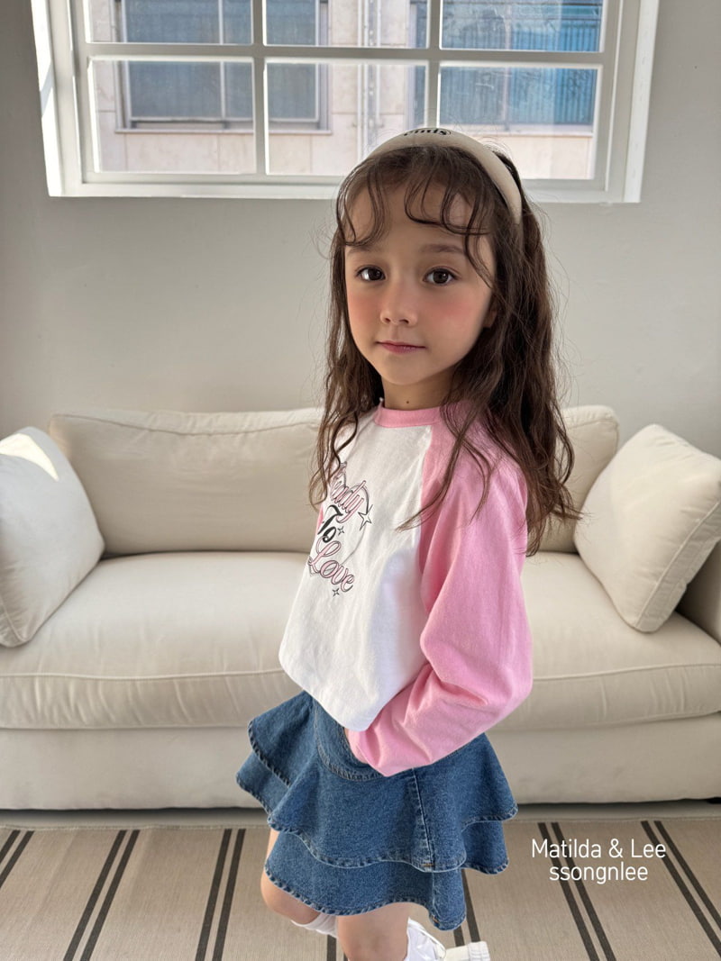 Matilda & Lee - Korean Children Fashion - #designkidswear - Love Heart Raglan Tee - 10