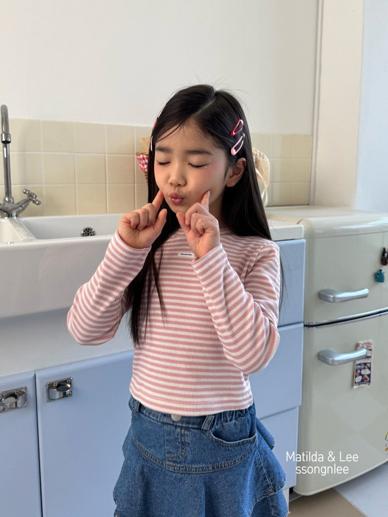 Matilda & Lee - Korean Children Fashion - #designkidswear - ST Crop Rib Tee - 10