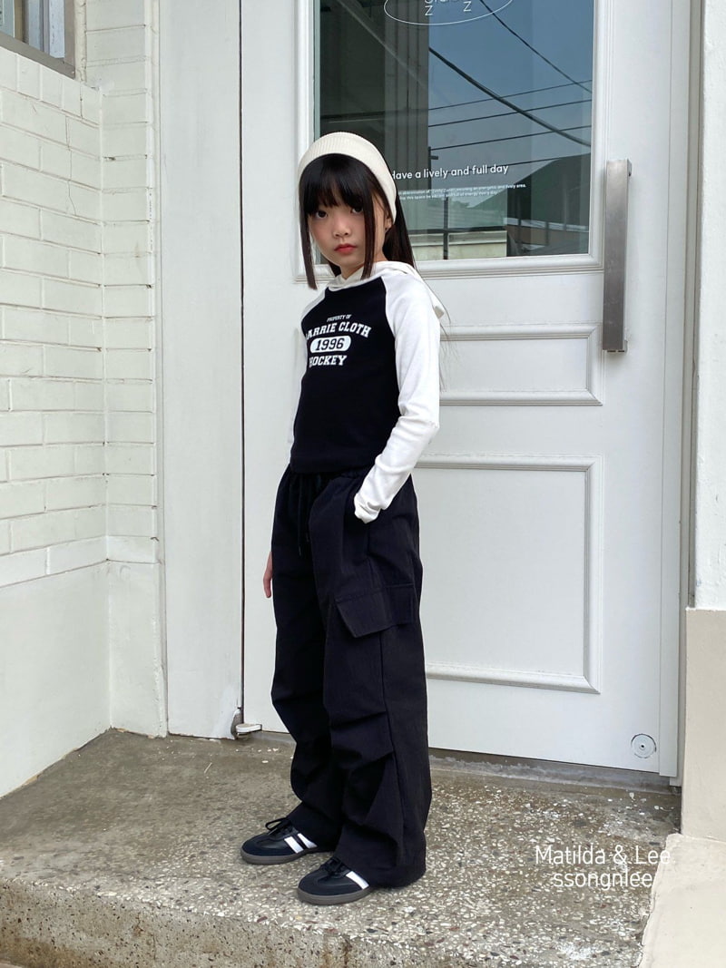 Matilda & Lee - Korean Children Fashion - #designkidswear - 1996 Hooded Raglan Tee - 6