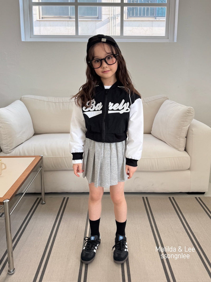 Matilda & Lee - Korean Children Fashion - #childrensboutique - Raglan Crop Baseball Jumper - 4