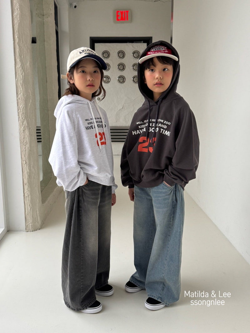 Matilda & Lee - Korean Children Fashion - #designkidswear - Maxi Wide Denim Pants 2 - 3