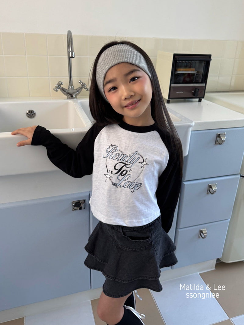 Matilda & Lee - Korean Children Fashion - #discoveringself - Love Heart Raglan Tee - 11
