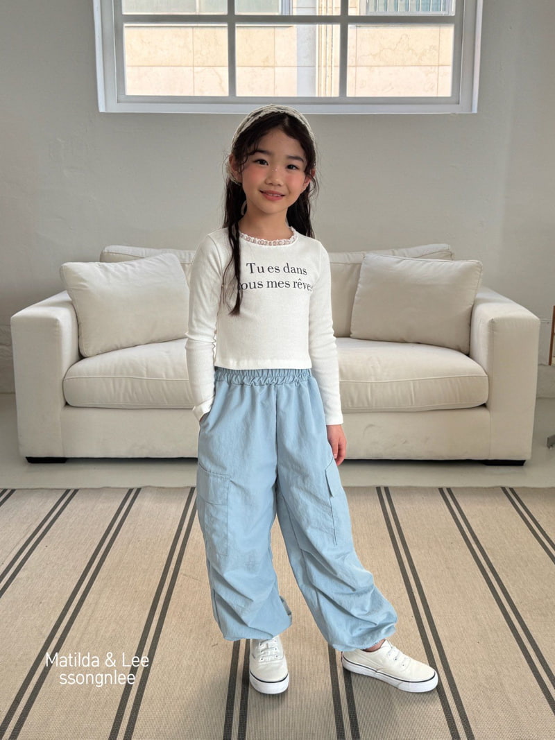 Matilda & Lee - Korean Children Fashion - #discoveringself - Ribbed Lace Tee - 8