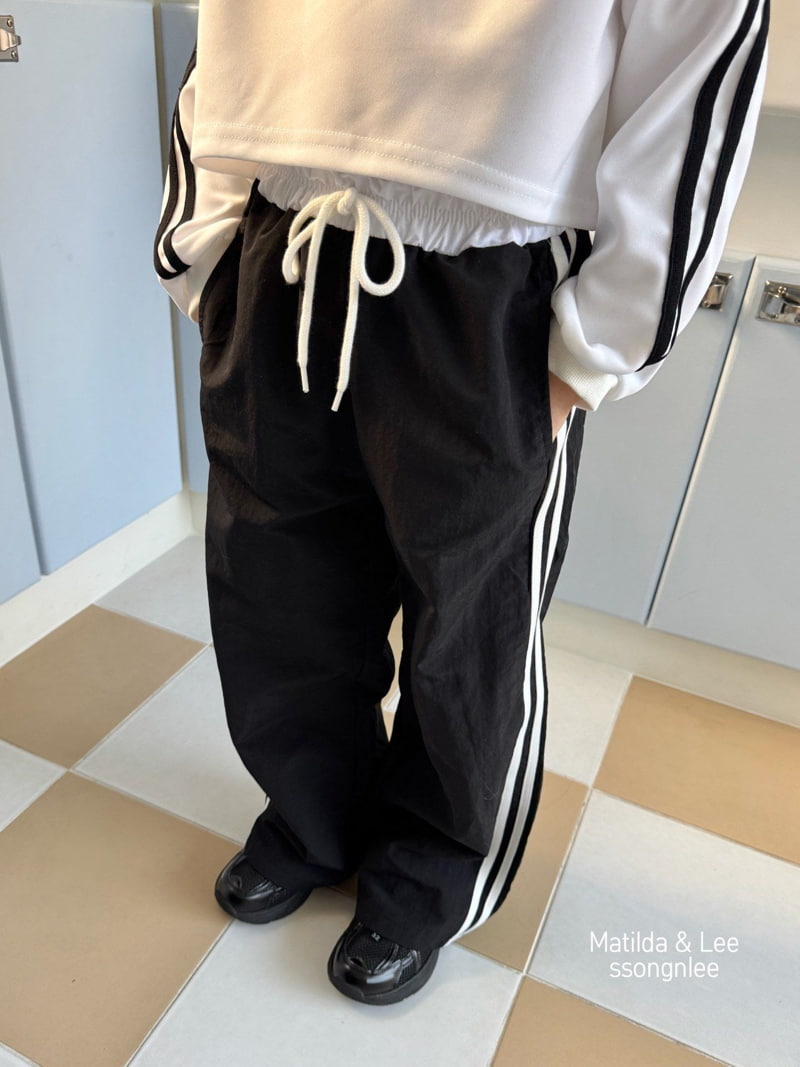 Matilda & Lee - Korean Children Fashion - #discoveringself - Two-line Tape Pants - 7