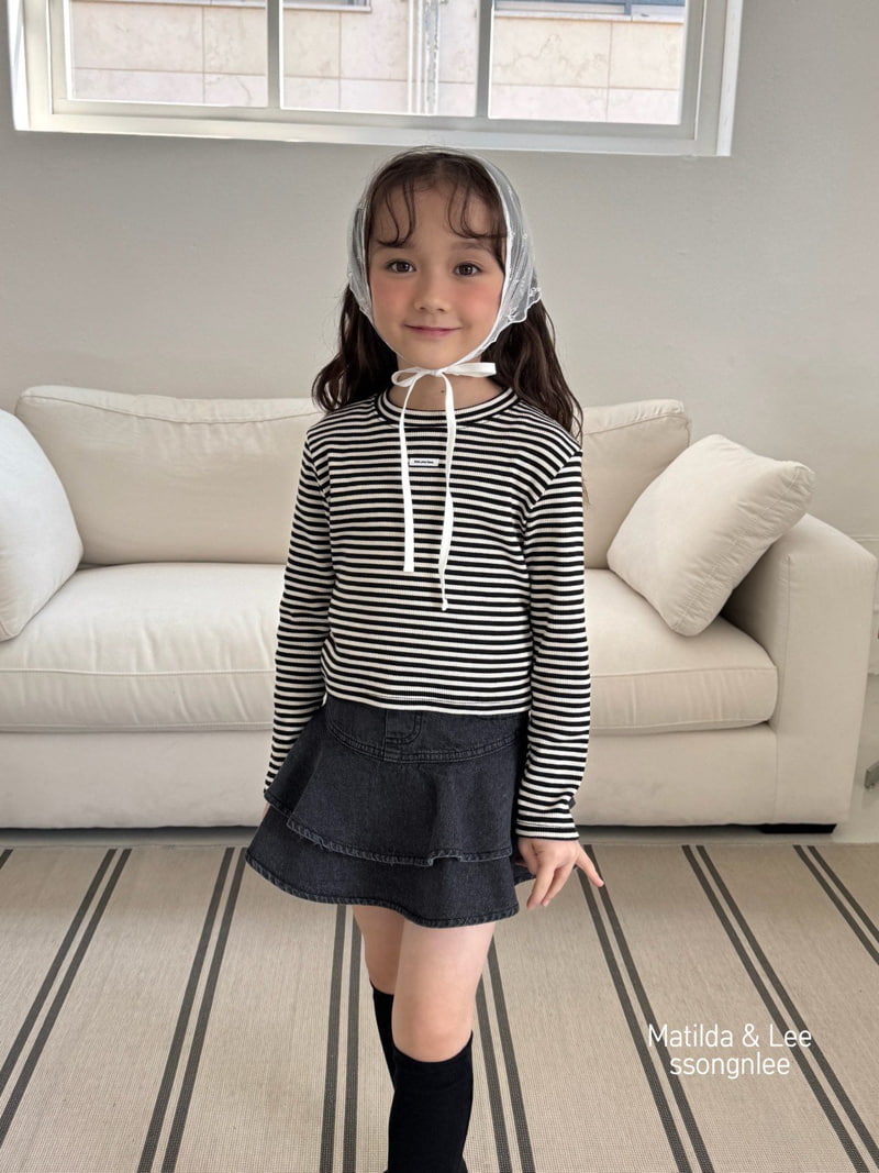 Matilda & Lee - Korean Children Fashion - #discoveringself - ST Crop Rib Tee - 11