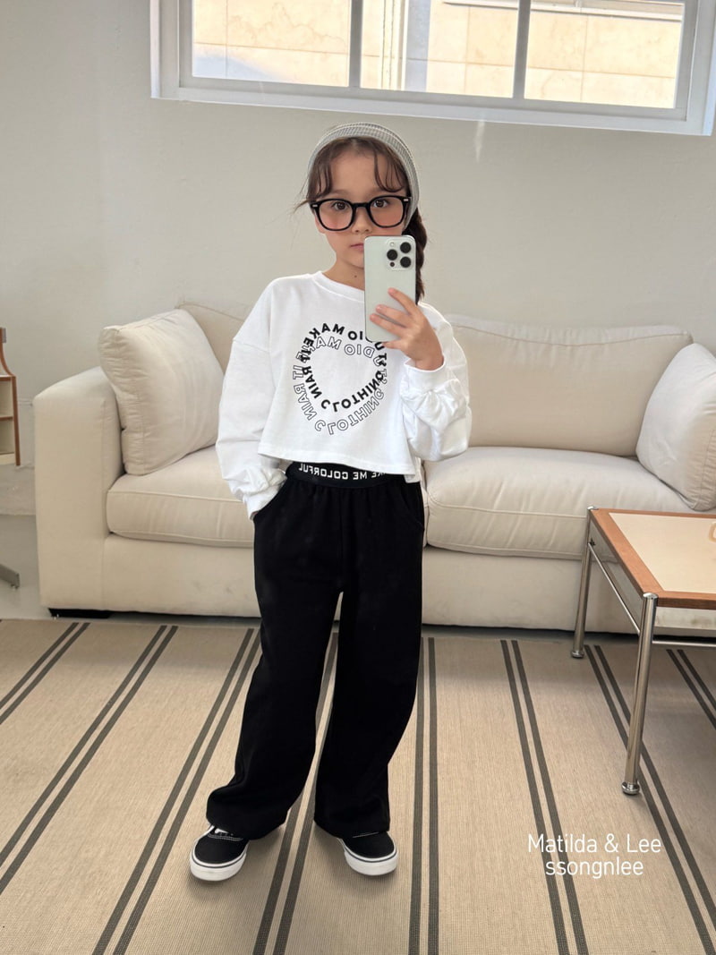 Matilda & Lee - Korean Children Fashion - #discoveringself - Heart Initial Tee - 6